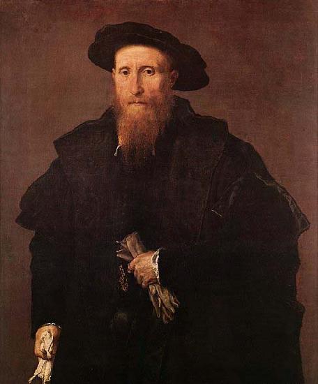 Lorenzo Lotto Gentleman with Gloves